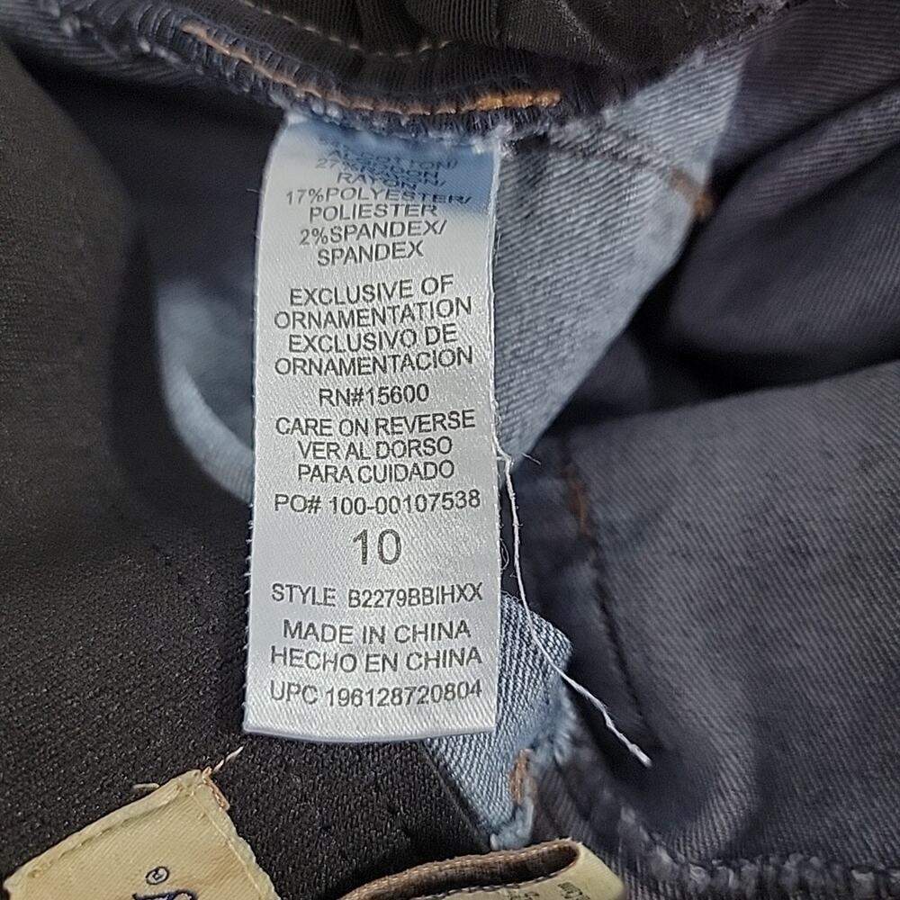 Democracy‎ Ab Tech Jeans Womens 10 Blue Stretch Mid Rise Skinny - Picture 7 of 7